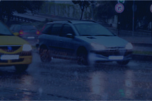 Dirigir na chuva com segurança