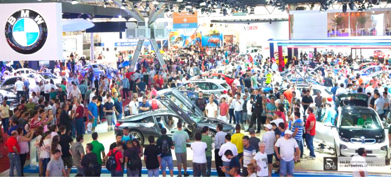 Salão do Automóvel é a maior exposição da indústria automobilística do Brasil