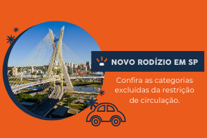 Categorias isentas do rodizio de São Paulo.