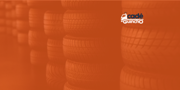 Pneus separados para reciclagem