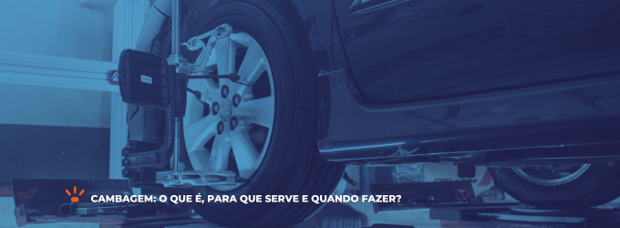 Cambagem em uma roda de um carro