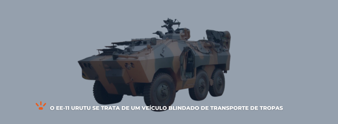 Veiculo militar brasileiro chamado EE-11 Urutu