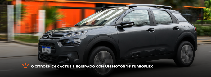 Veículo Citroën C4 Cactus cinza escuro