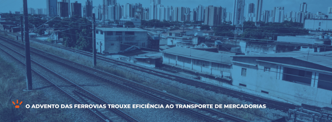 Ferrovia brasileira.
