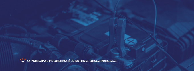 Auxiliar de partida na bateria do carro