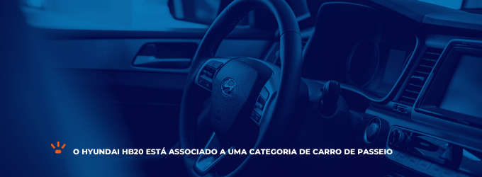 Hatche mais vendido de 2021 Interior de um Hyundai HB20